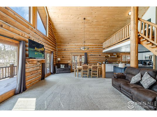 Dining room, Interior, Living room, Wooden Ceilings, Wooden Walls