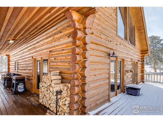 Exterior, Wood Texture Flooring, Wooden Walls