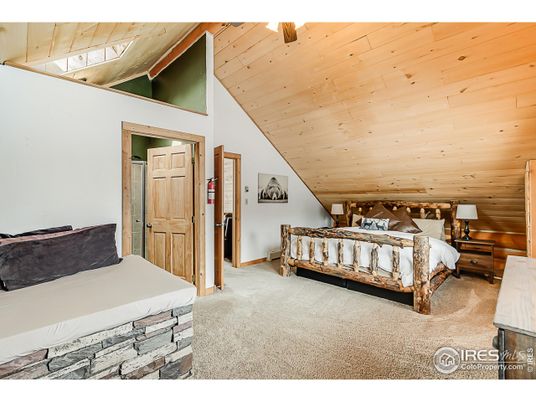 Bedroom, Interior, Wooden Ceilings
