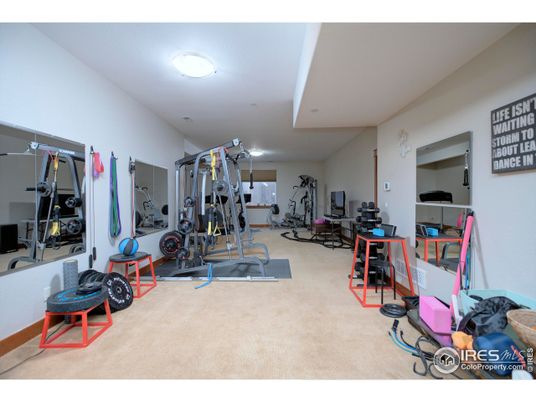 Fitness Equipment, Interior, Recessed Lighting