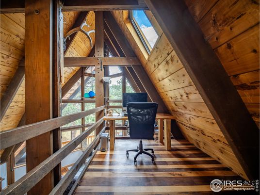 Home Office, Interior, Wooden Beams, Wooden Ceilings, Wood Texture Flooring, Wooden Walls