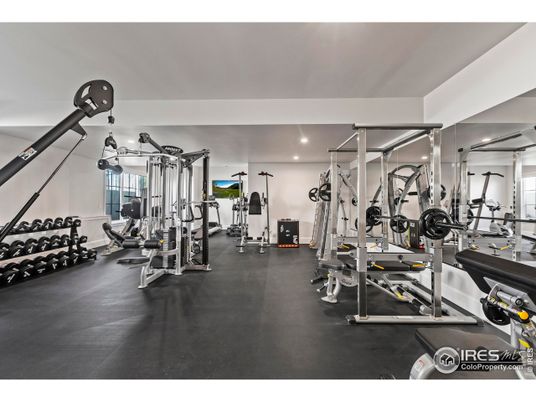 Fitness Equipment, Gym, Interior, Recessed Lighting