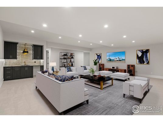 Interior, Kitchen, Living room, Recessed Lighting, Stone Walls