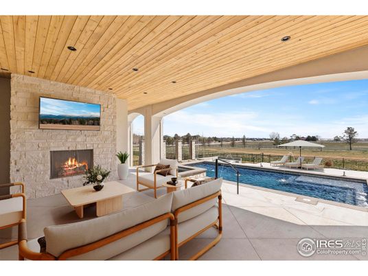 Exterior, Fireplace, Pool, Wooden Ceilings