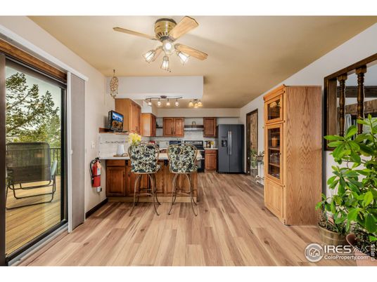 Interior, Kitchen, Wood Texture Flooring