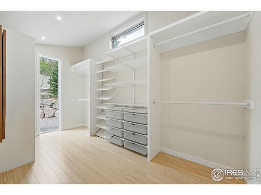 Interior, Recessed Lighting, Walk-in Closets, Wood Texture Flooring