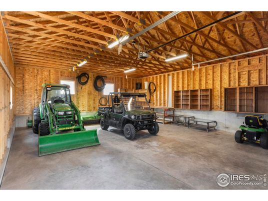 Garage, Interior, Wooden Beams, Wooden Ceilings, Wooden Walls