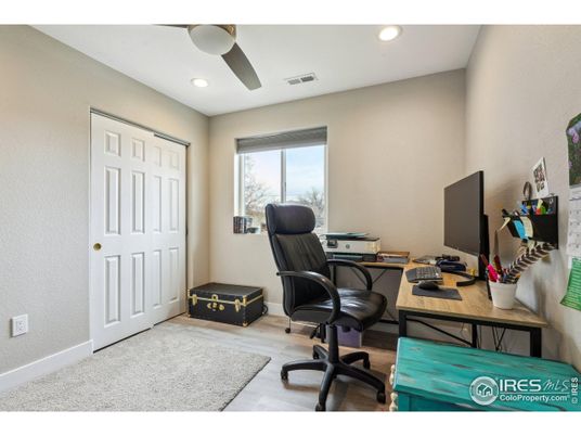 Home Office, Interior, Recessed Lighting