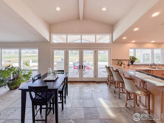 Dining room, Interior, Marble, Recessed Lighting