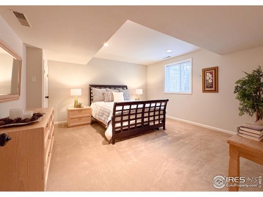 Bedroom, Interior, Recessed Lighting