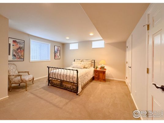 Bedroom, Interior, Recessed Lighting