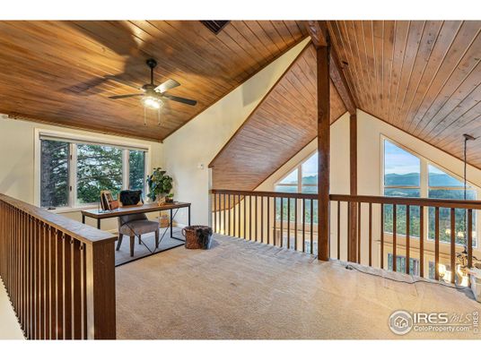 Home Office, Interior, Wooden Ceilings
