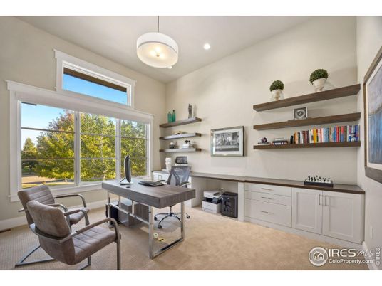 Home Office, Interior, Pendant Lights, Recessed Lighting