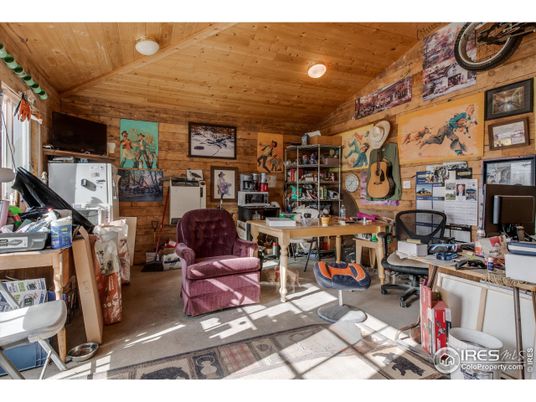 Home Office, Interior, Wooden Ceilings, Wooden Walls