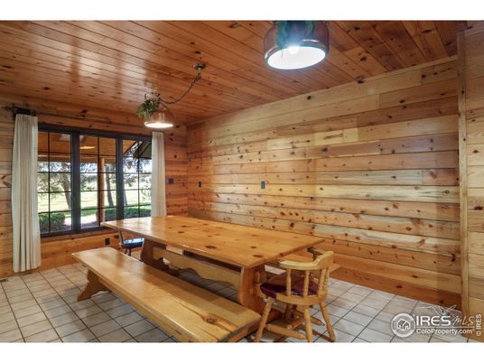 Dining room, Interior, Wooden Ceilings, Wooden Walls