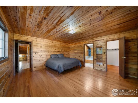 Bedroom, Interior, Wooden Ceilings, Wood Texture Flooring, Wooden Walls