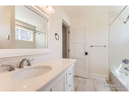 Bathroom, Dual Sink Vanities, Interior, Marble, Recessed Lighting