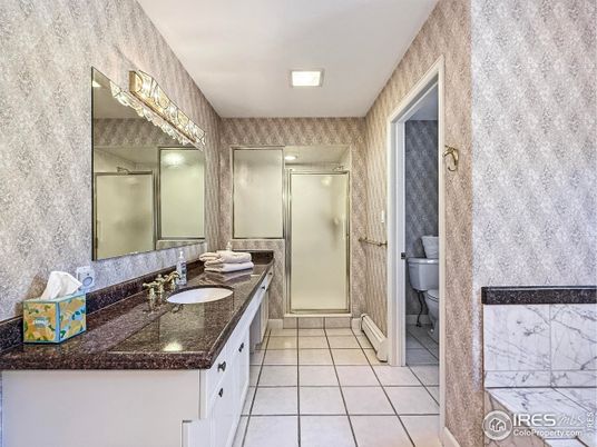 Bathroom, Dual Sink Vanities, Glass Shower, Interior