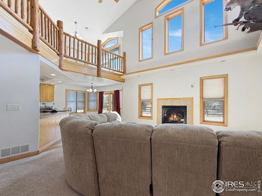 Chandelier, Fireplace, Interior, Living room, Recessed Lighting