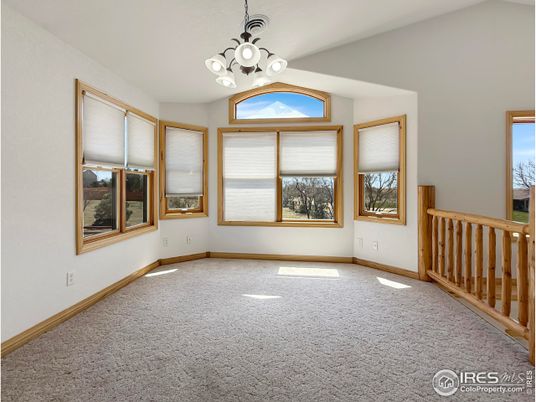 Chandelier, Empty room, Interior