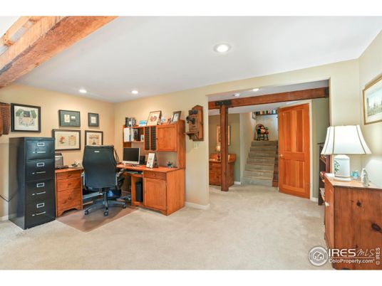 Home Office, Interior, Recessed Lighting