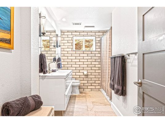 Bathroom, Interior, Stone Walls