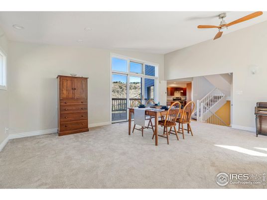 Dining room, Interior, Recessed Lighting