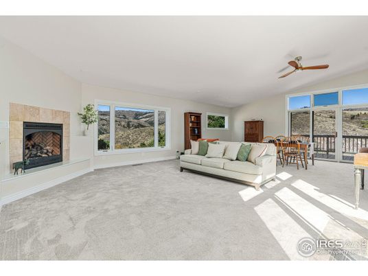 Dining room, Fireplace, Interior, Living room