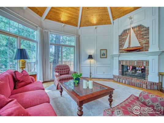 Fireplace, Interior, Living room, Wooden Ceilings