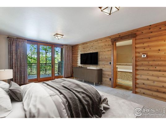 Bedroom, Interior, Wooden Walls