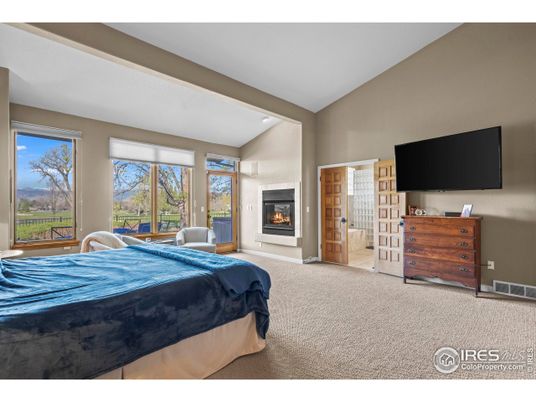 Bedroom, Fireplace, Interior, Recessed Lighting