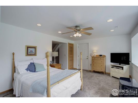 Bedroom, Interior, Recessed Lighting
