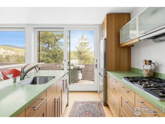 Interior, Kitchen, Wood Texture Flooring