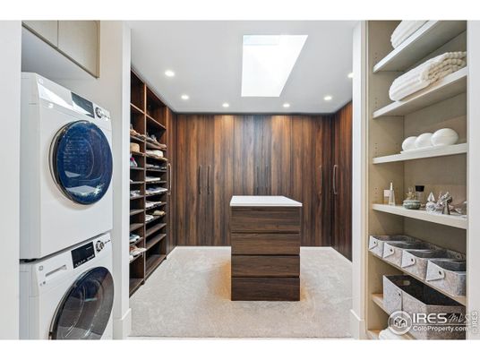 Interior, Recessed Lighting, Utility Closets, Washer, Wooden Walls