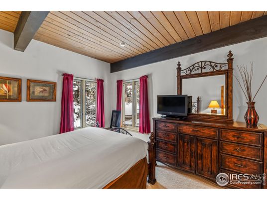 Bedroom, Interior, Recessed Lighting, Wooden Beams, Wooden Ceilings