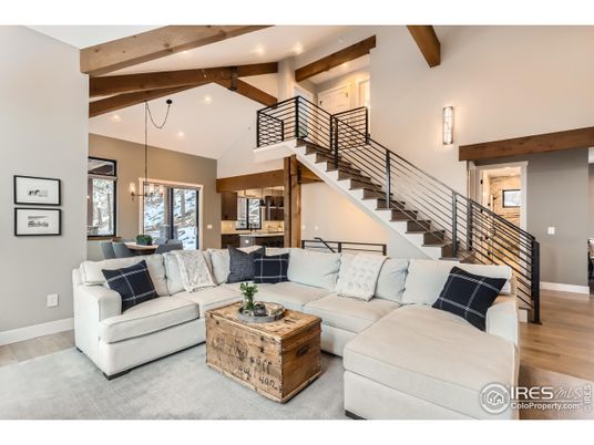 Dining room, Interior, Kitchen, Living room, Pendant Lights, Recessed Lighting, Wooden Beams, Wood Texture Flooring