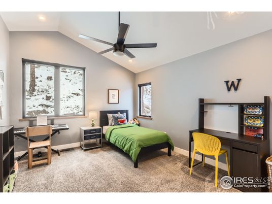 Bedroom, Home Office, Interior, Recessed Lighting