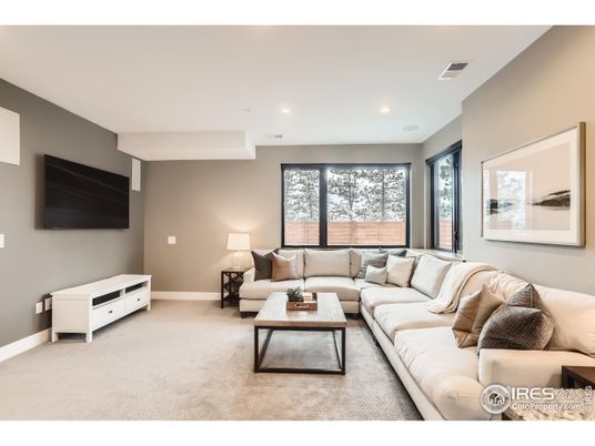 Interior, Living room, Recessed Lighting