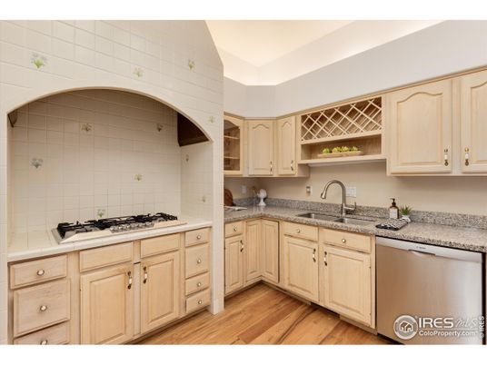 Interior, Kitchen, Wood Texture Flooring