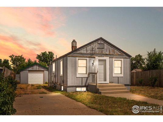 Backyard, Detached Garage, Exterior, Facade, None