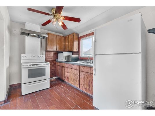 Interior, Kitchen, Wood Texture Flooring