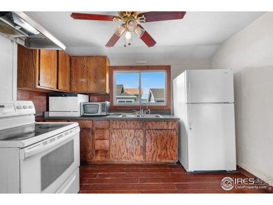 Interior, Kitchen, Wood Texture Flooring