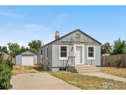 Backyard, Detached Garage, Exterior, Facade, None