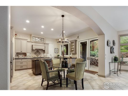 Dining room, Interior, Kitchen, Pendant Lights, Recessed Lighting
