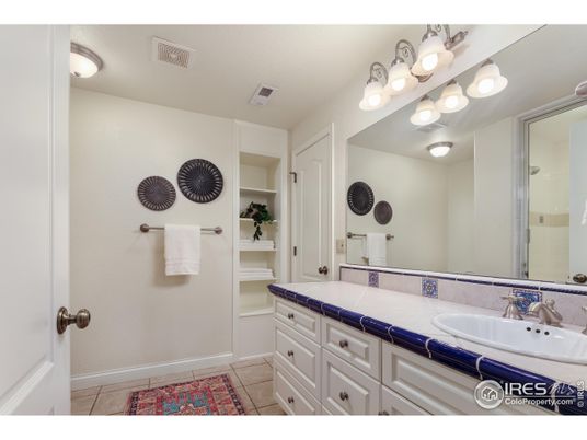 Bathroom, Dual Sink Vanities, Interior, Tile Countertops