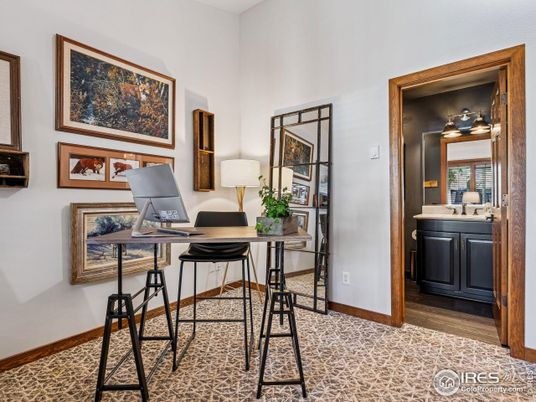 Home Office, Interior, Wood Texture Flooring