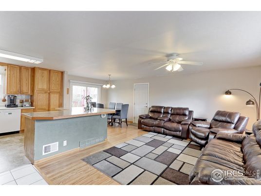 Chandelier, Dining room, Interior, Kitchen, Living room, Wood Texture Flooring