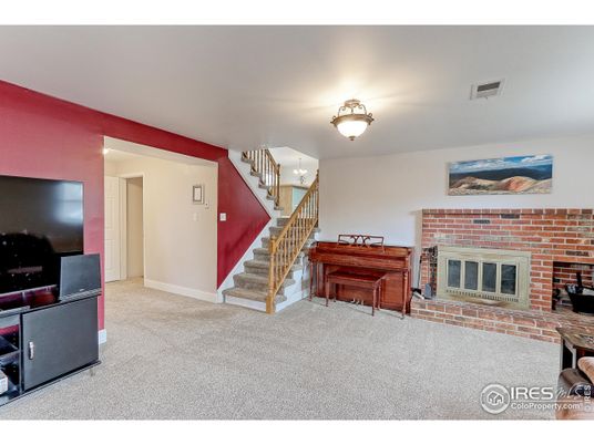 Fireplace, Interior, Piano