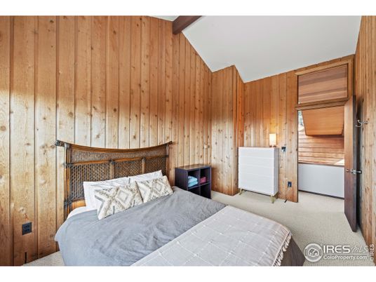 Bedroom, Interior, Wooden Walls