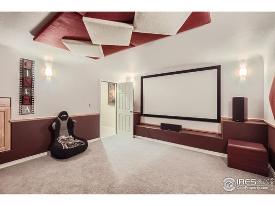 Interior, Projection Screen, Theatre Room
